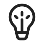 Lightbulb Filament SVG Icon